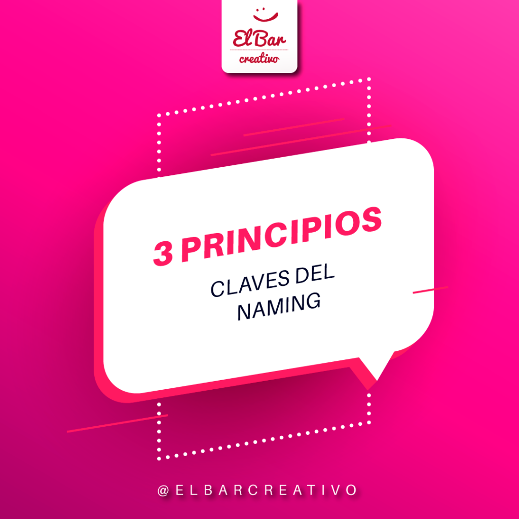 Imagen 3 principios claves del naming